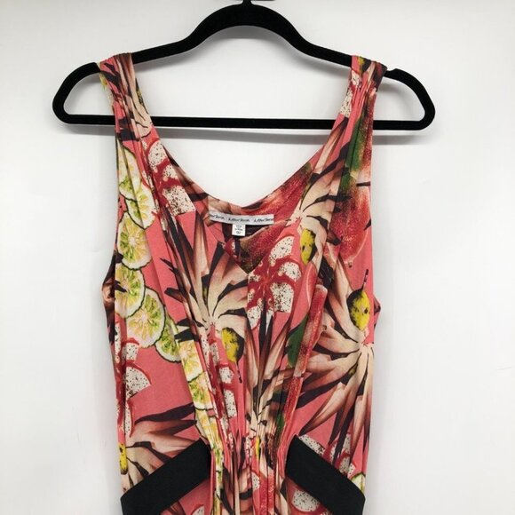 & Other Stories Pink Tropical Floral Sleeveless Dress size 8 - Picture 5 of 16